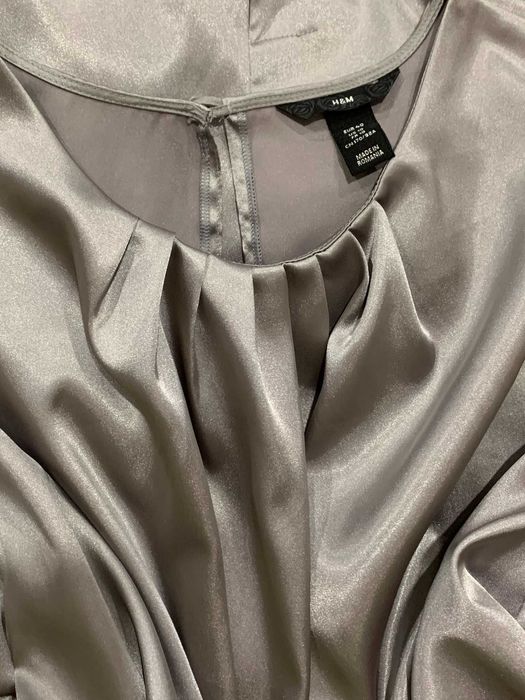 Doua rochite pentru ocazii H&M argintiu/turcoaz