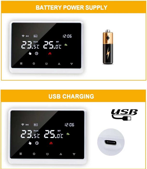 Безжичен WiFi Smart термостат за отопление