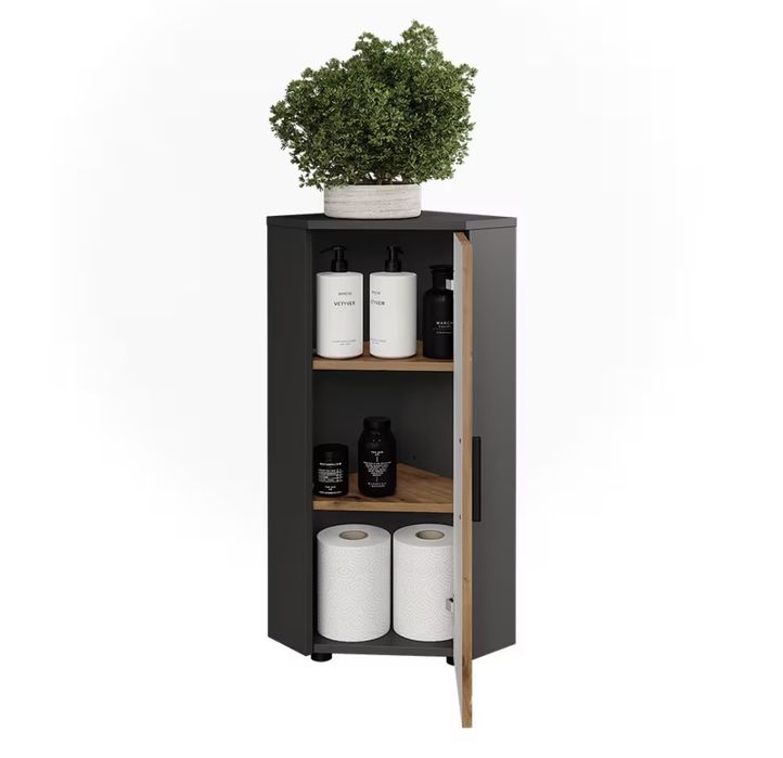 Ъглов висок шкаф 9061