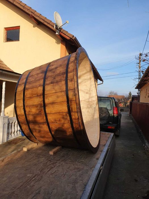 Ciubar din lemn, pentru baie, transport la domiciliu