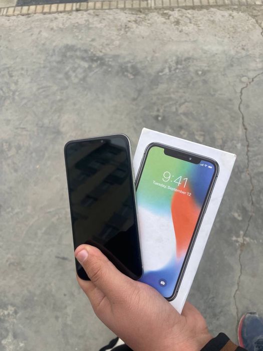 iphone x feys truton iwlaydi xotira 256gb yomkst 100%