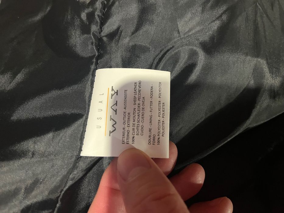 Рокерско яке естествена кожа