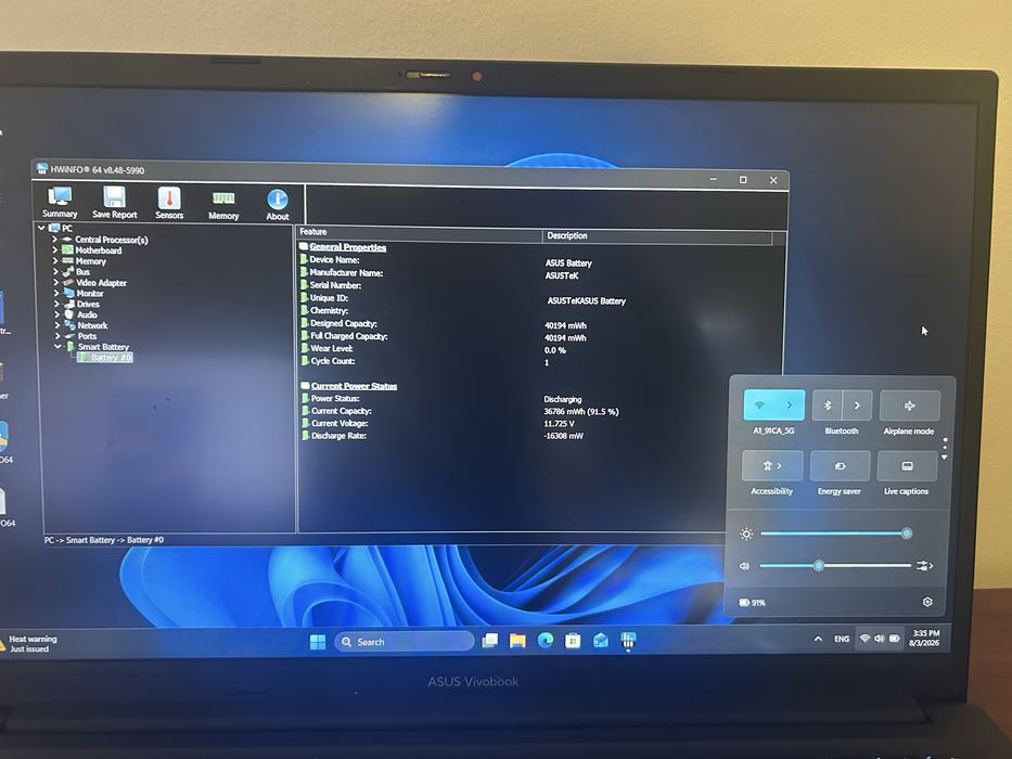 ASUS VivoBook – i5-1240P / 16GB RAM / 512GB SSD