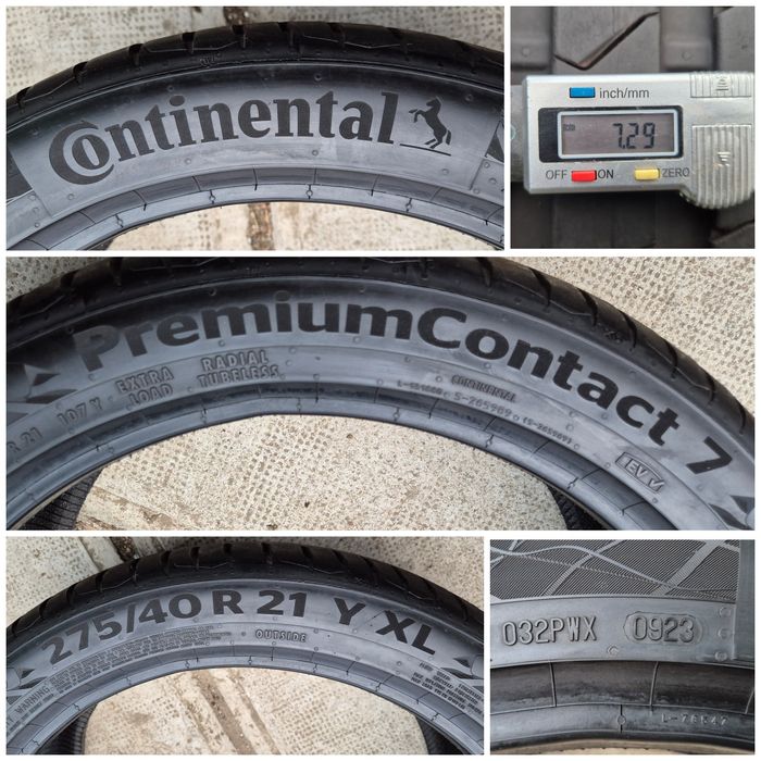 O bucată 275/40 R21 vară - una Continental