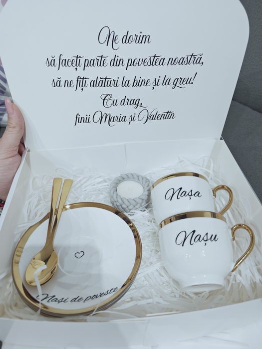 Set cadou pentru nași
