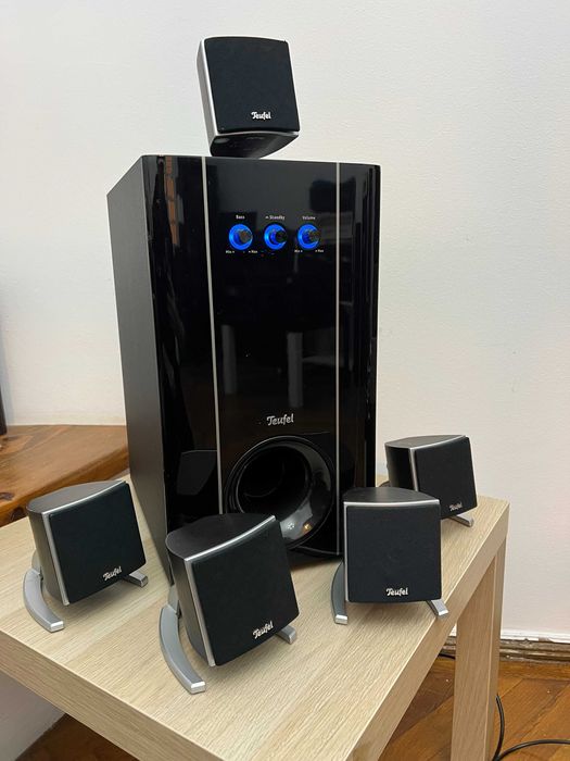 Teufel CE 100 SW subwoofer si boxe sateliti CE 10 FCR, surround 5.1