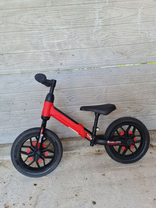 Bicicleta Copii QPlay Spark - 12 Inch, Rosu