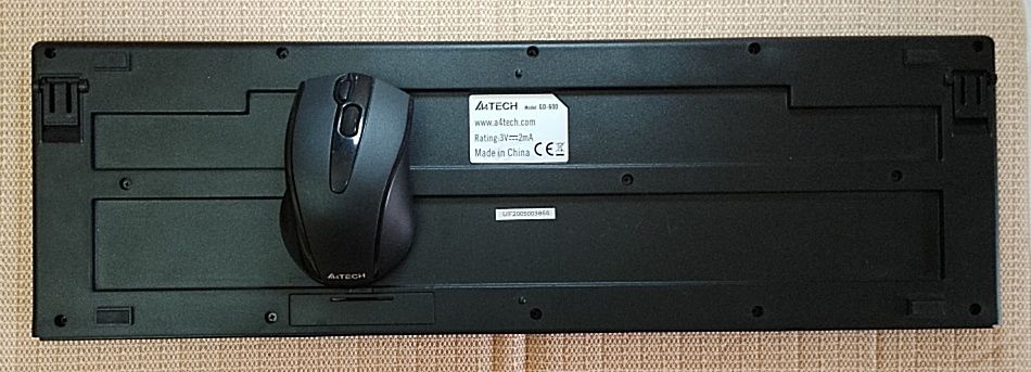 Продаю комплект: беспроводную клавиатуру и мышку А4 TECH