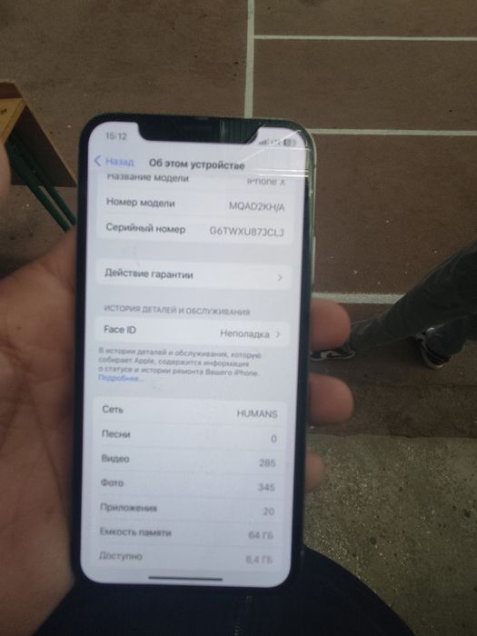 Iphone x xolati yaxshi