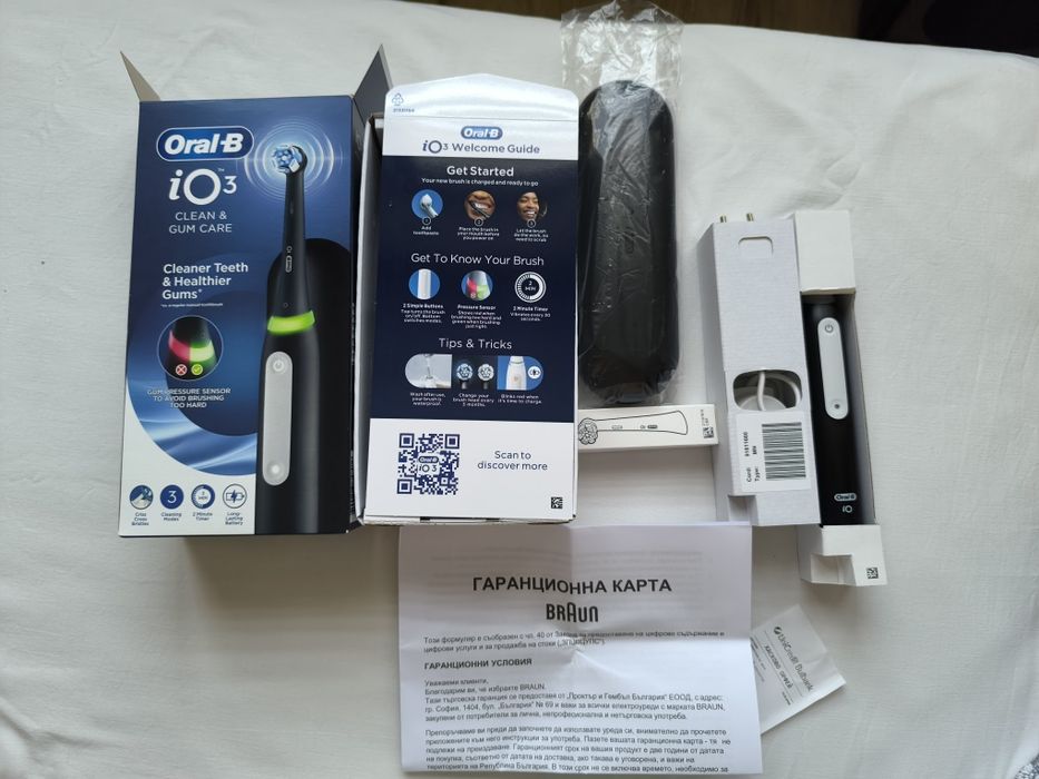 Електрическа четка за зъби Oral B  IO S3 BLACK 6/15/6