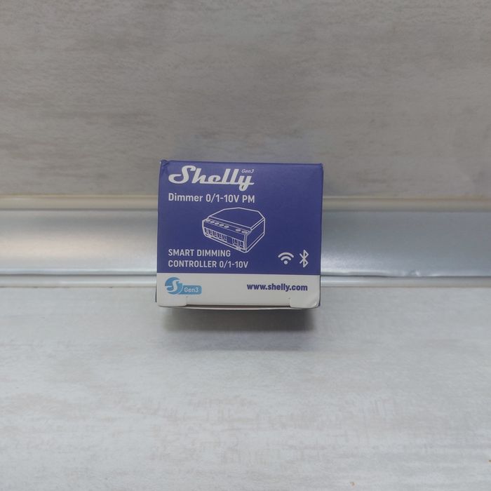 Смарт Димери Shelly Dimmer 0/1-10V PM Gen3 – Wi-Fi & Bluetooth