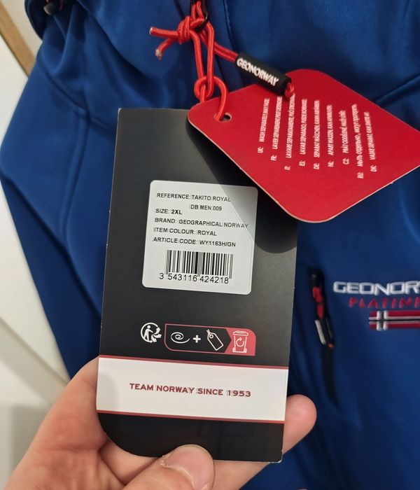 Geaca Geographical Norway Platinum Albastru