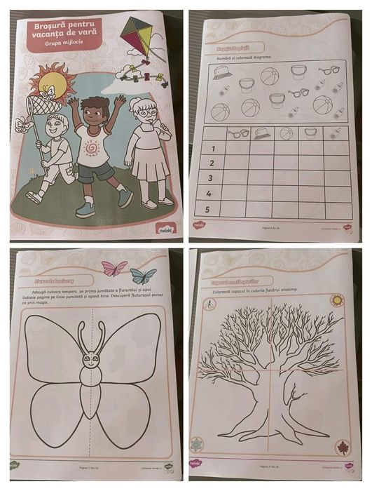 Broșuri de vacanta cu activități