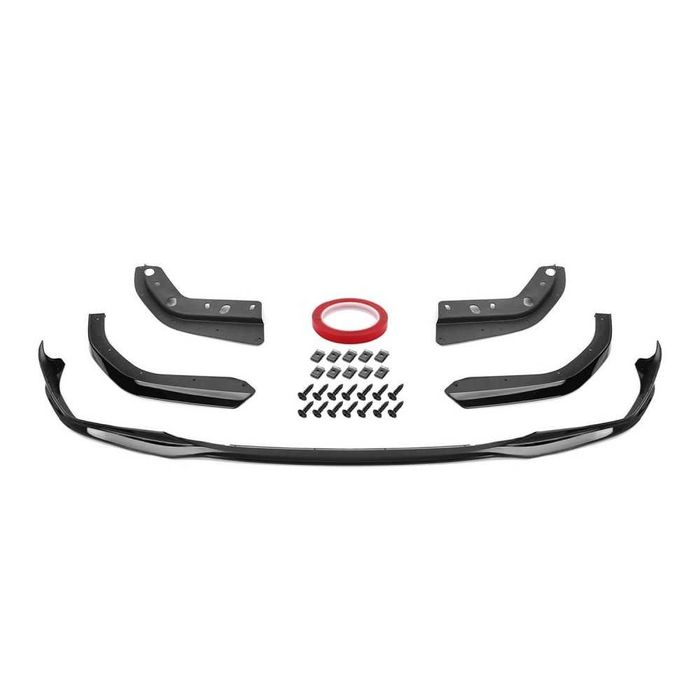 Prelungire Lip Bara Fata M Dintr-o Bucata BMW Seria 3 G20 G21 G28 (18-22), Negru Lucios