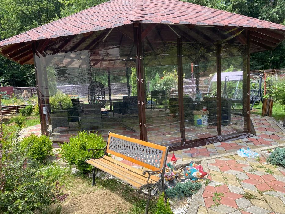 Folie transparenta pentru terase si foisoare Cristal 0,8