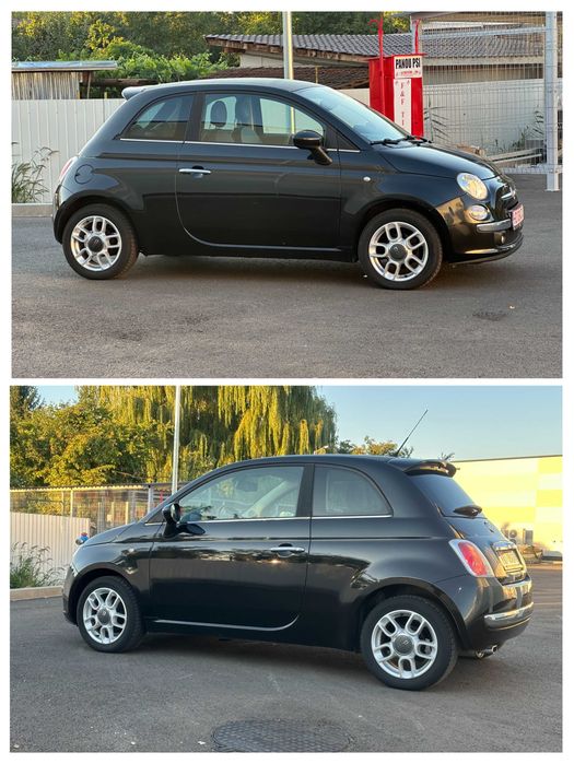 Fiat 500*km:152.125*clima*2 randuri de roti*1.3 benzina*69 cp!