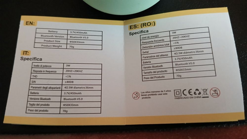 Boxă bluetooth mini puternică.