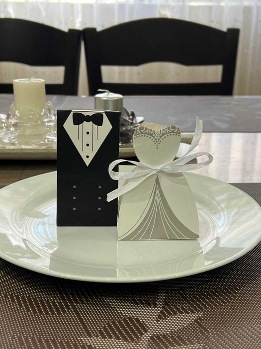 Шоколадови бонбони - подаръци за гости за сватба, кръщение, рожден ден