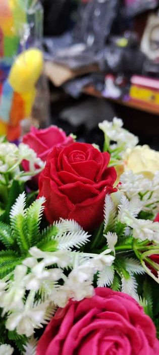 Цветы букет из мыла с запахом.Бесплатная доставка