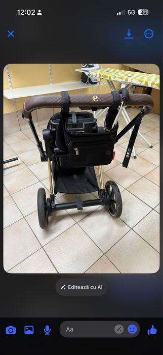 Cybex e-Priam Rose gold