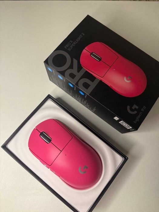 Мышка Logitech G Pro X Superlight 2 (розовая)