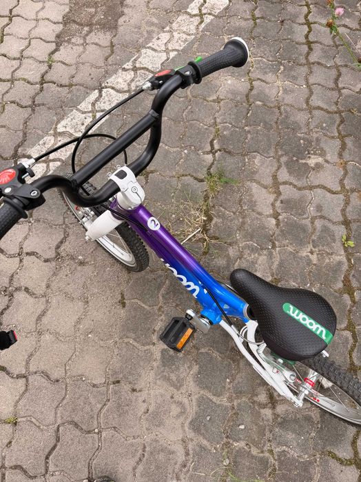 Bicicleta Woom 2 - Special Edition - Cosmic Blurple - Impecabila + Casca Woom S