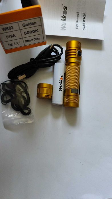 Wurkkos WK03 cu Nichia 519A 5000K - set