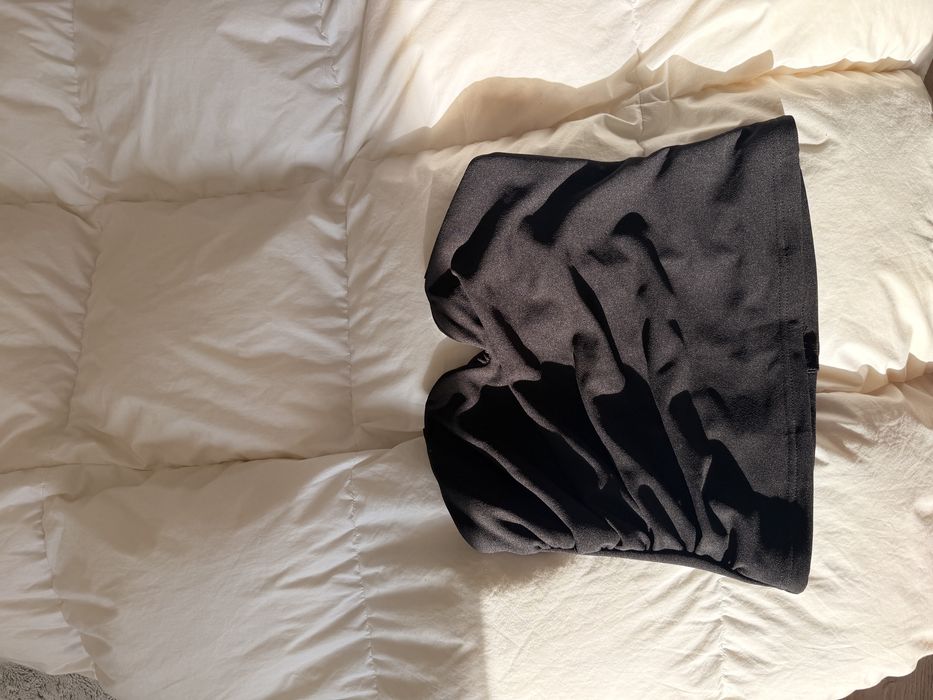 Черен корсет топ