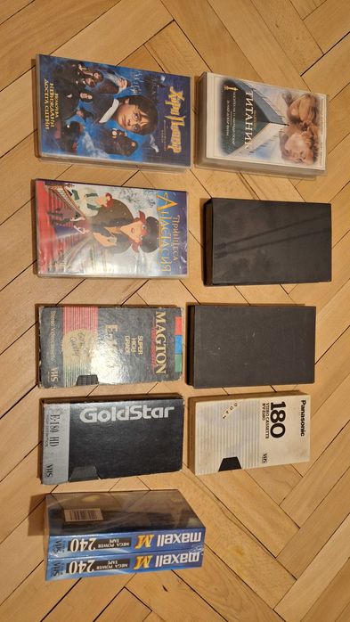 Видеокасетки анимация, филми, нови