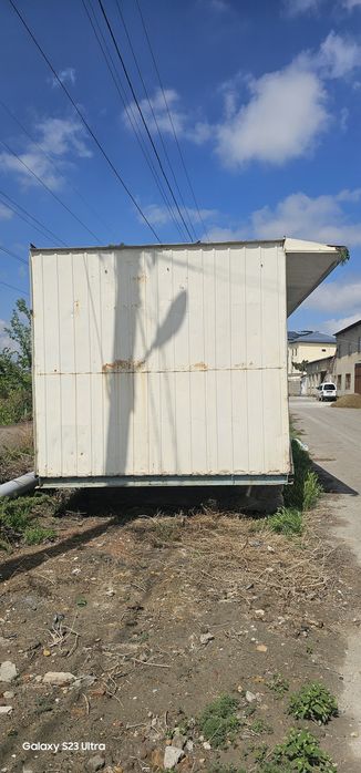 Вагончик железный, утеплённый