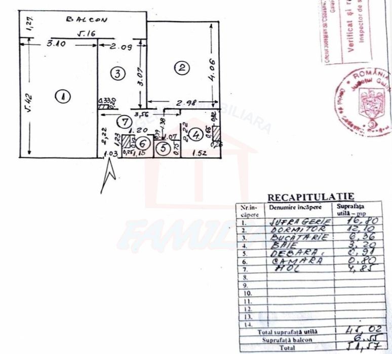 54.900 euro,  doua camere decomandate, 51.5mp,  Micro19