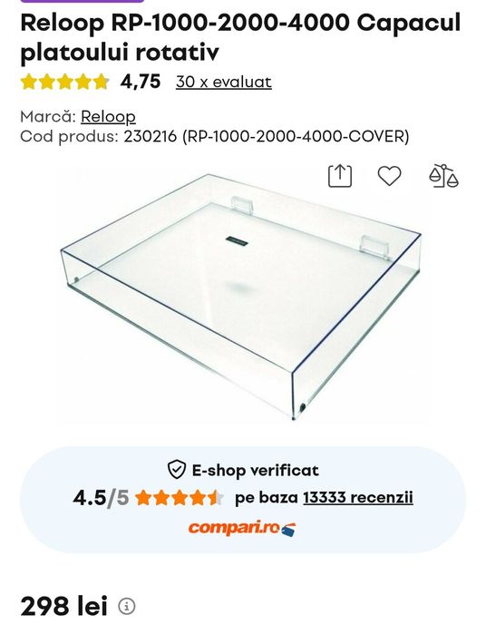 Pick-up platan dj Reloop RP-2000 USB MK2 + capac +preamplificator