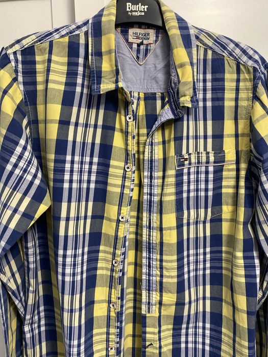 Vand camasa de barbati Tommy Hilfiger in carouri, marimea M