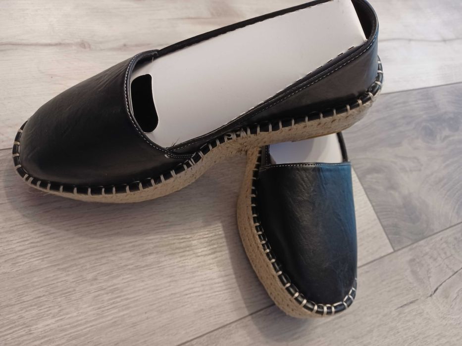Espadrile negre, marimea 40