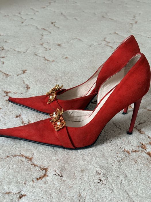 Раритетные туфли. Замша.