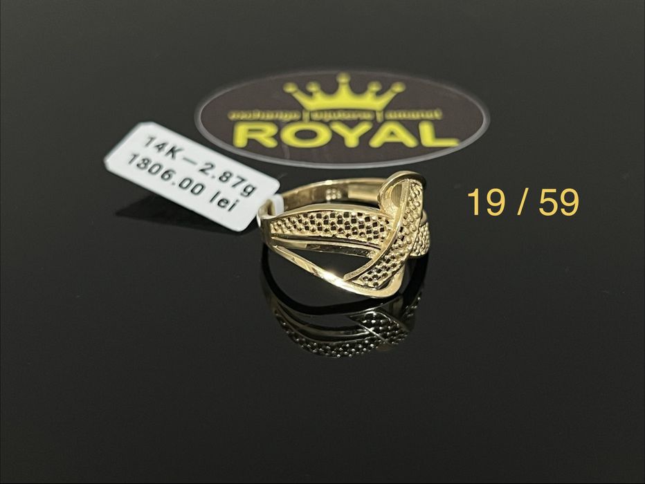 Bijuteria Royal CB : Inel dama aur 14K 585   2,87 grame