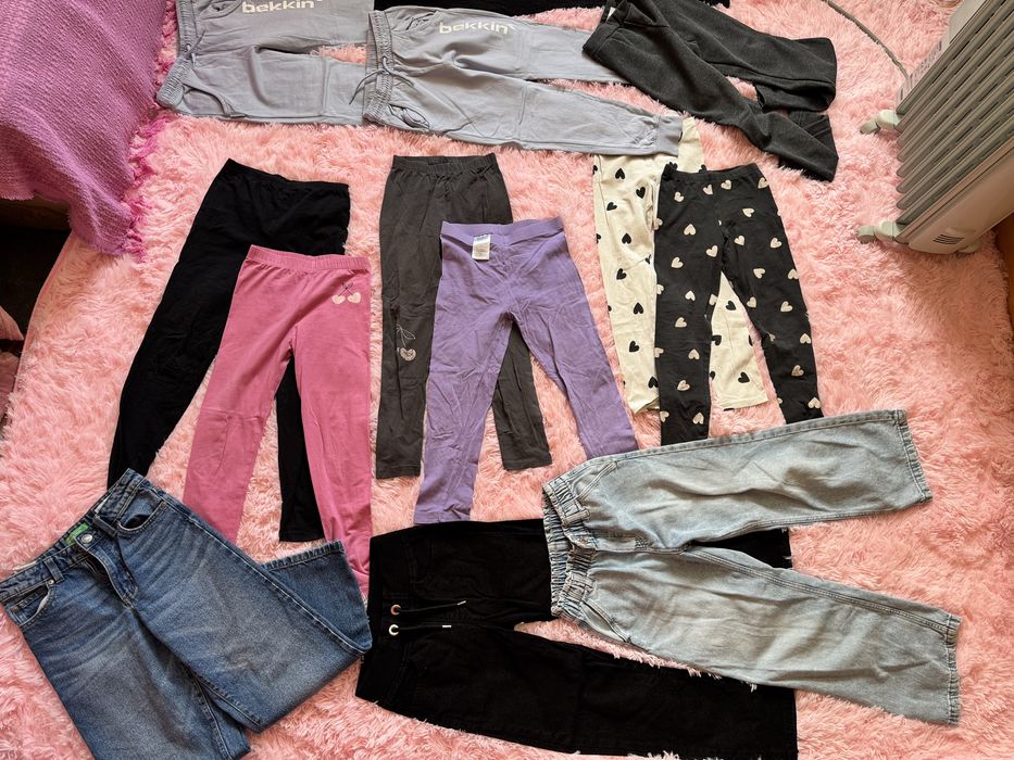 Benetton Zara HM MNG Дрехи за момиче 7-8 години, 72 броя за 62 евро