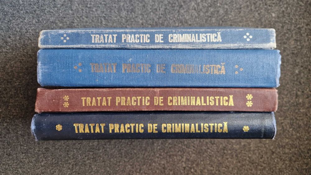 TRATAT Practic de CRIMINALISTICA (4 volume - complet)