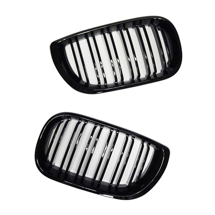 Grile Capota Nari Duble M BMW Seria 3 E46 01-05 M3 Negru Lucios NOI