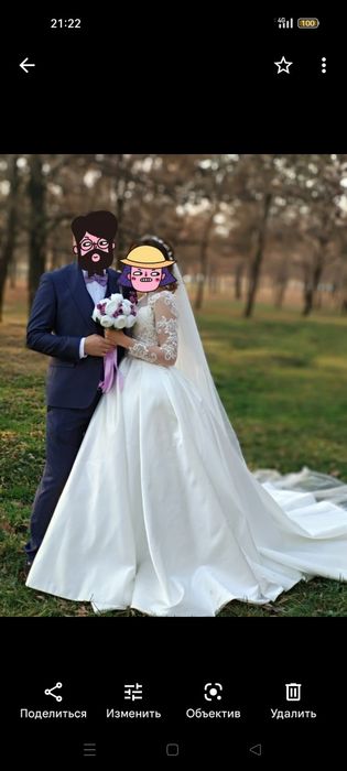Продам эксклюзивное свадебное платье платье