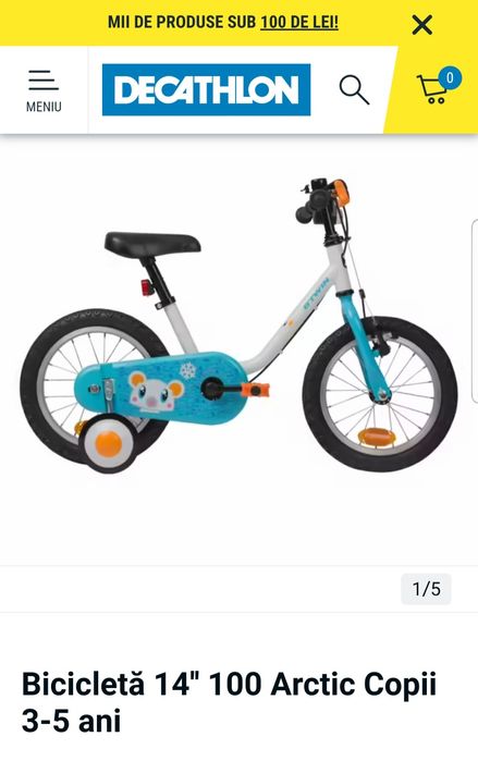 Bicicleta B'TWIN 14 inch