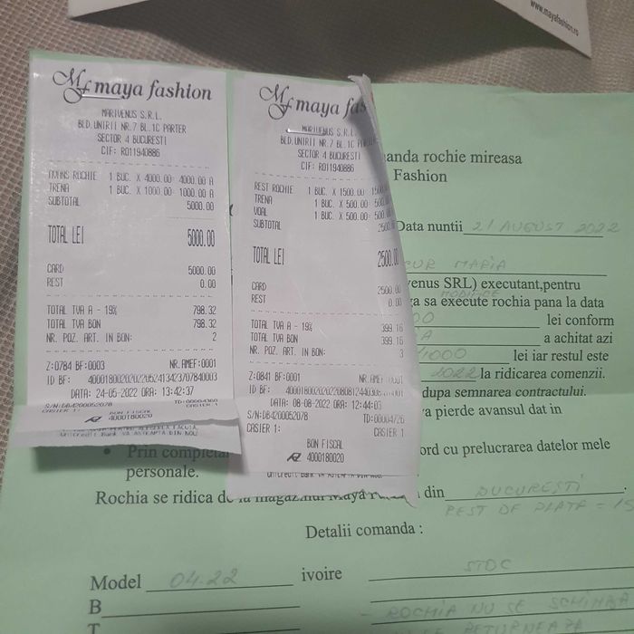 Rochie mireasa 2 in 1