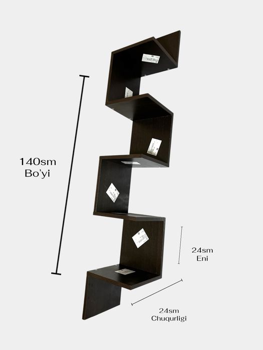 Devorga ilinadigan zamonaviy polka | Kitob va dekor uchun