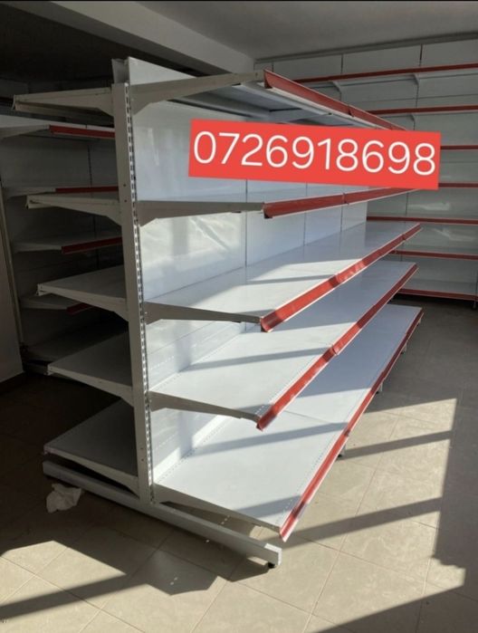 Vând rafturi metalice pentru magazine, depozite sau
