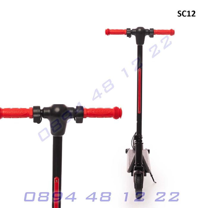 Детска сгъваема електрическа тротинетка Е скутер за деца лек на ток