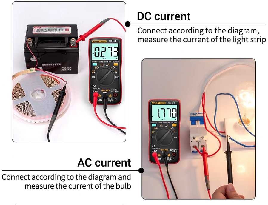 Мултиметър ANENG AN8009 True-RMS