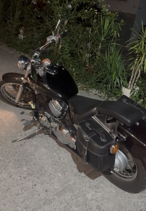 Дисаги кожени за мотор, чопър