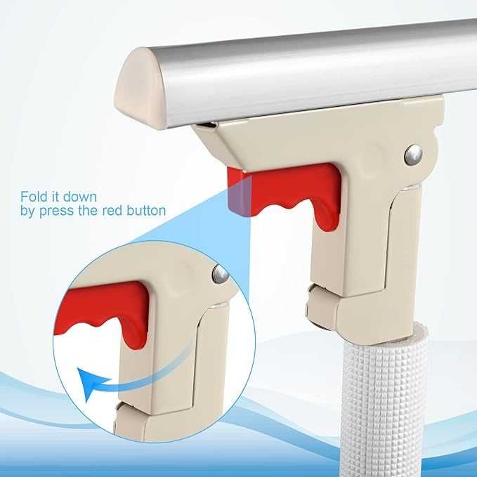 Преграда за легло Решетка за легло за възрастни хора болнично легло - 94см