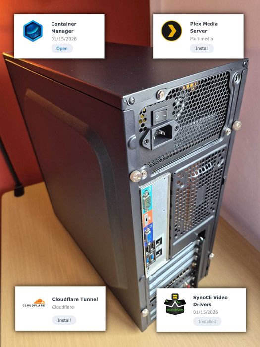 NAS Server Intel Xeon E3-1225 Memorie 32GB ECC LGA1150 Media Stocare