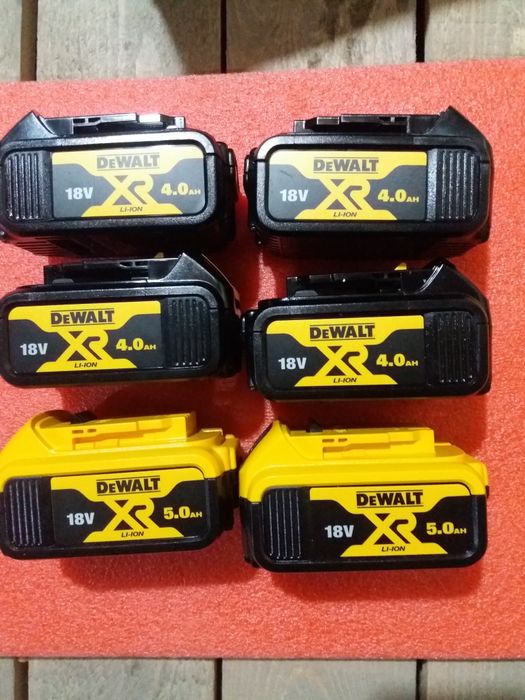 Нови батерии Dewalt 18v
